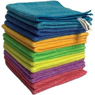 Vileda Mikrofaser Allzwecktcher Colors, Reinigungstcher, 30 x 30 cm, mehrfarbig, Maxi-Pack, 14er-Pack