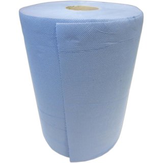 PWSE Putzrolle 2-lagig blau 36x36cm 2x 500 Tcher