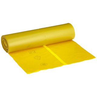 Deiss PREMIUM Mllscke gelb, 60 my, 120 Liter, 700 x 1100 mm, 25 Scke