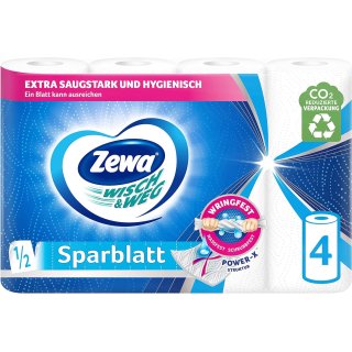 Zewa Wisch&Weg Sparblatt 4x74 Blatt