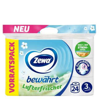 Zewa bewhrt Lufterfrischer Toilettenpapier 3-lagig 24x150 Blatt