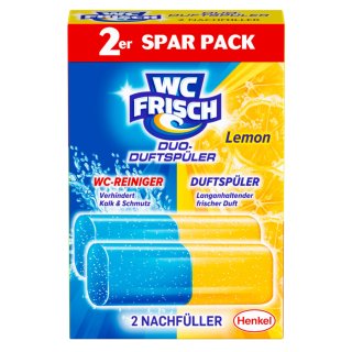 WC Frisch Duo-Duftspler Nachfllpackung Zitrone 2er Pack