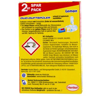 WC Frisch Duo-Duftspler Nachfllpackung Zitrone 2er Pack