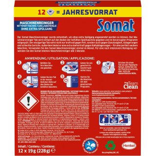 Somat Maschinenreiniger Tabs Anti-Kalk 12 Stck